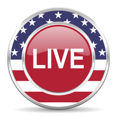 live american icon, usa flag