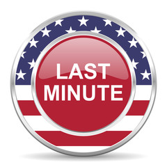 Obraz premium last minute american icon, usa flag