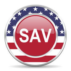 sav american icon, usa flag
