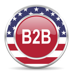 b2b american icon, usa flag
