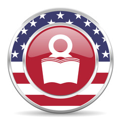 book american icon, usa flag