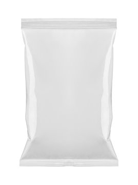 White Package Template Bag Food