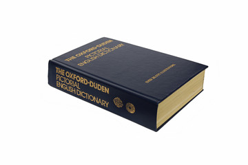 The Oxford illustrated dictionary isolated