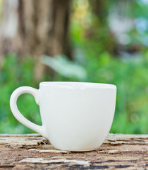 Coffee Cup on wood