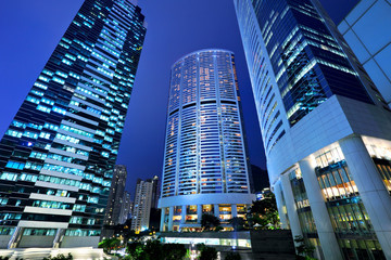 Obraz premium Central business district in Hong Kong