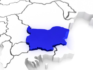 Map of Europe and Bulgaria.