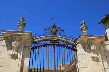 Obraz premium Old French hospital