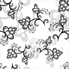 White Flower Pattern