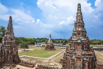 Obraz premium Pagoda of Wat Chai Wattanaram