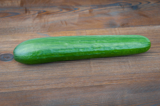 cocumber on wooden desk