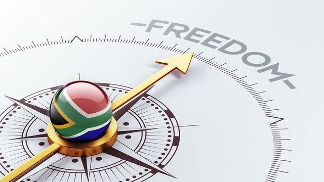 South Africa Freedom Concept