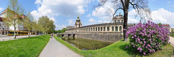 Obraz premium Panoramafoto Zwinger, Dresden / Sachsen