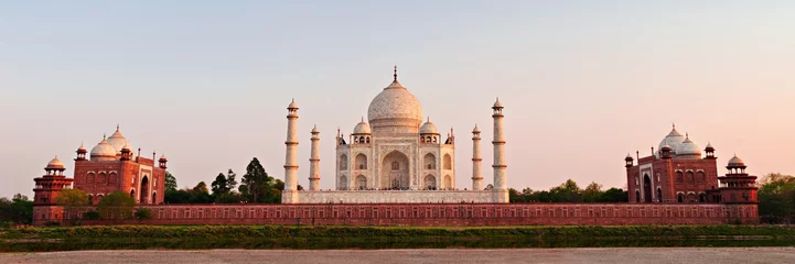 Zelfklevend Fotobehang Taj Mahal, Agra © saiko3p