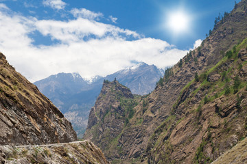 Fototapeta premium Beautiful landscape in Himalayas