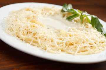 pasta with sauce
