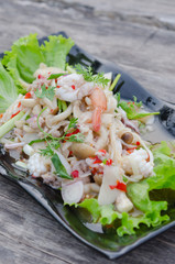 spicy seafood salad