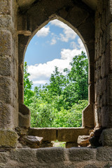 Medieval castle Andlau in Alsace