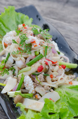 spicy seafood salad