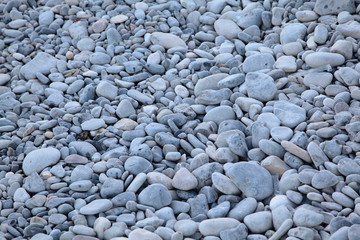 Pebble beach stones