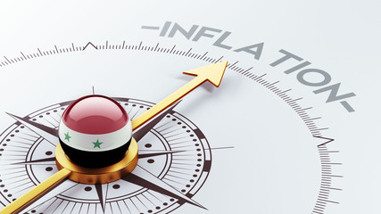 Syria Inflation Concept.