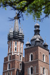 Fototapeta na wymiar Krakau, Polen, Schloss, Kirche, Universität, Platz,