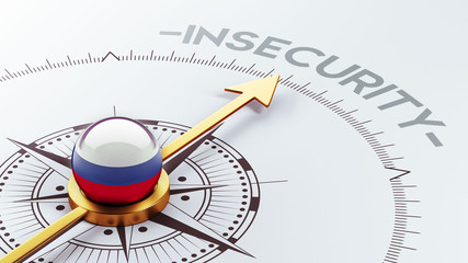 Russia Insecurity Concept.