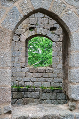 Fototapeta na wymiar Medieval castle Spesbourg in Alsace