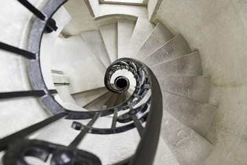 Fototapeta premium Old spiral staircase
