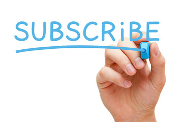 Subscribe Blue Marker