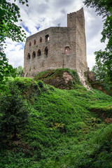 Medieval castle Spesbourg in Alsace