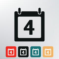 Calendar icon.