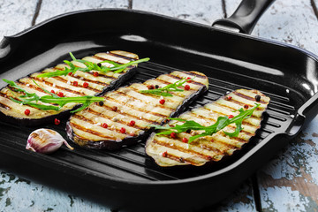 Grilled eggplant