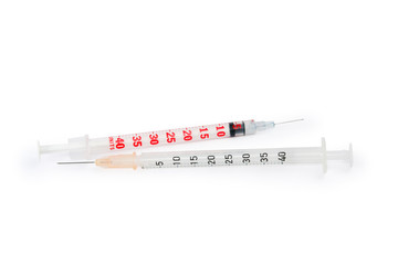 two syringes