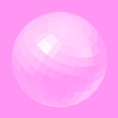 Pink globe