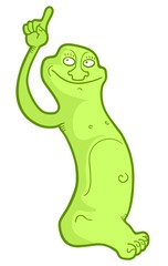 Naklejka premium Green monster