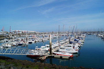 Fototapeta na wymiar Cherbourg, port