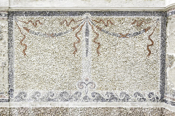 Old stone mosaic