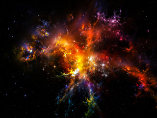 Fototapeta na wymiar Cosmic Nebula