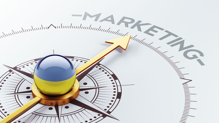 Fototapeta premium Ukraine Marketing Concept