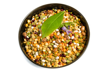 Mixture of dried pulses