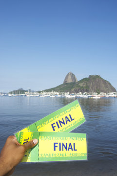 Brazil Final Tickets at Botafogo Sugarloaf Rio de Janeiro