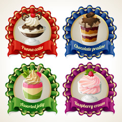 Sweets ribbon banners