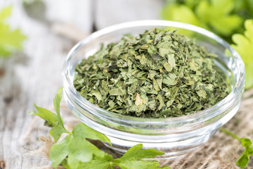 Portion of dried Parsley