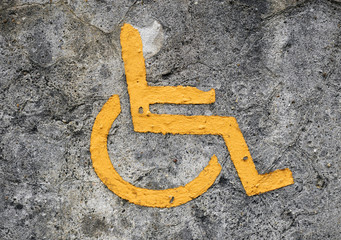 handicap sign