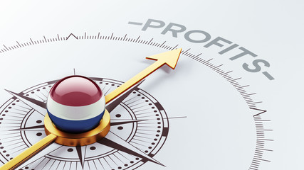 Netherlands Profit Concept.