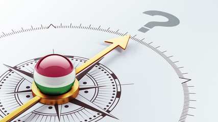Hungary Question Mark Concept