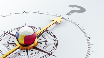 Romania Question Mark Concept