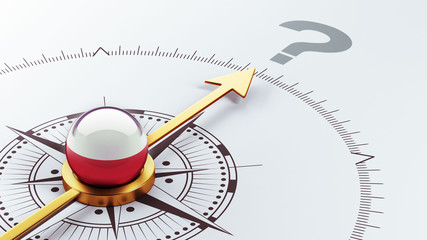 Poland Question Mark Concept