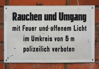 Rauchen verboten