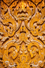Thai caving door